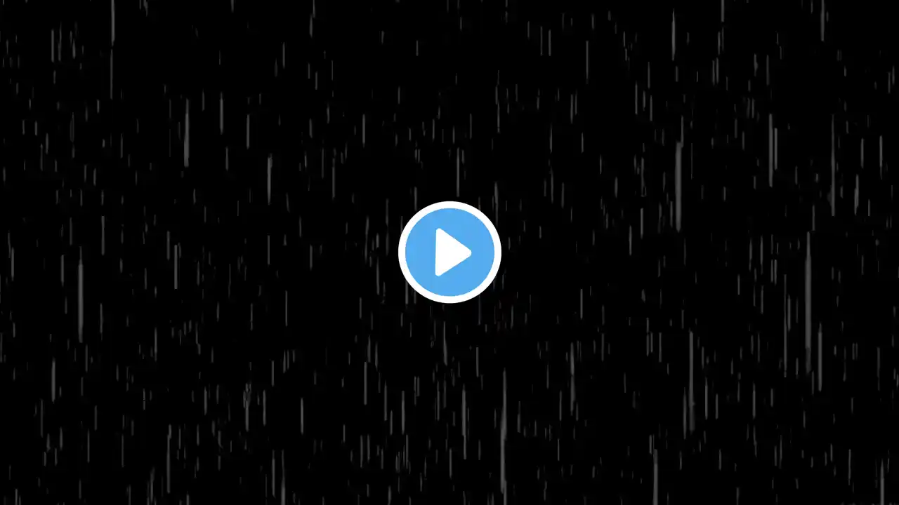 Calm Rain Sounds for Sleep & Relaxation Black Screen - Beat Insomnia with Rain Sounds