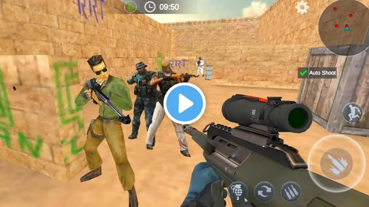 Gun Strike 2 Commando Secret Mission – FPS Shooting Games – Android GamePlay #3