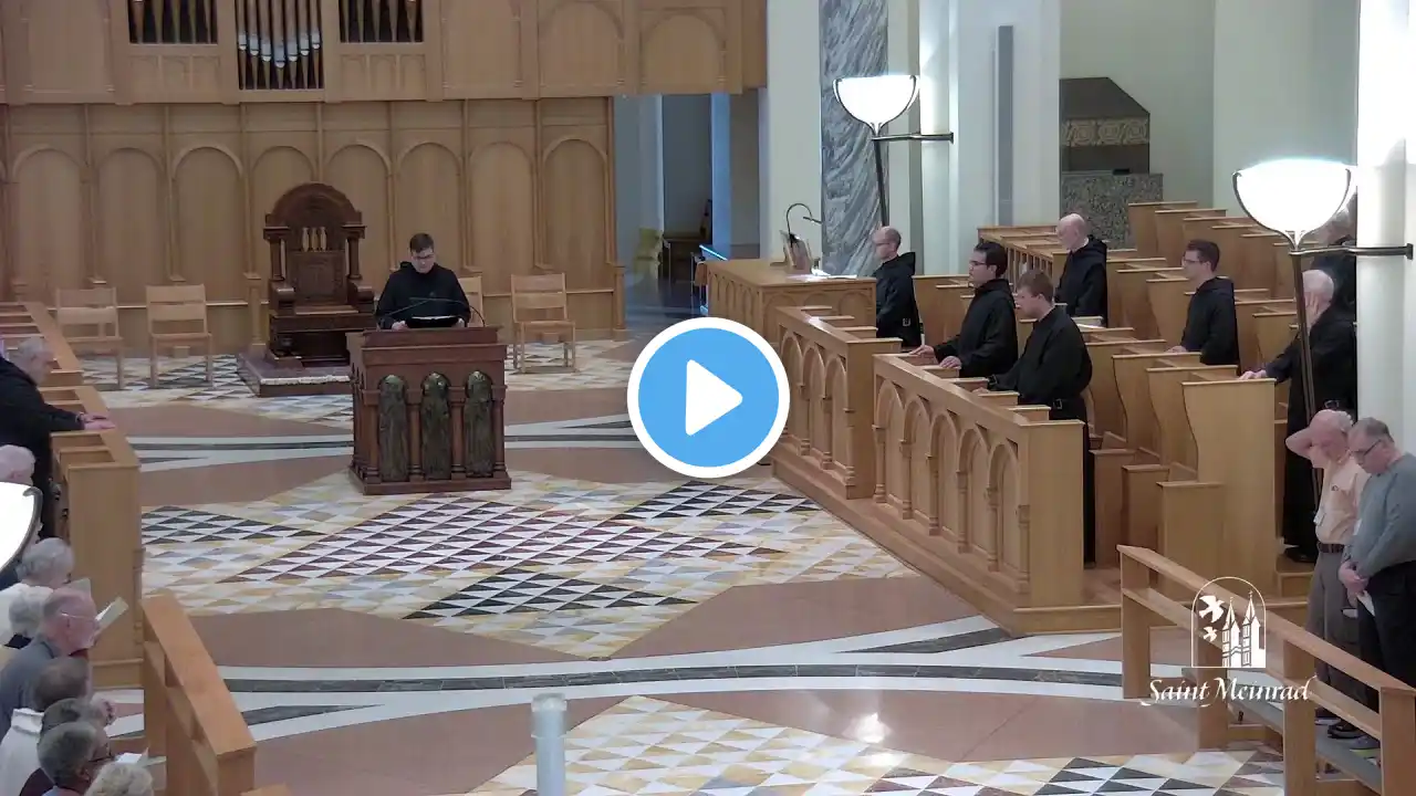 Vespers live at Saint Meinrad