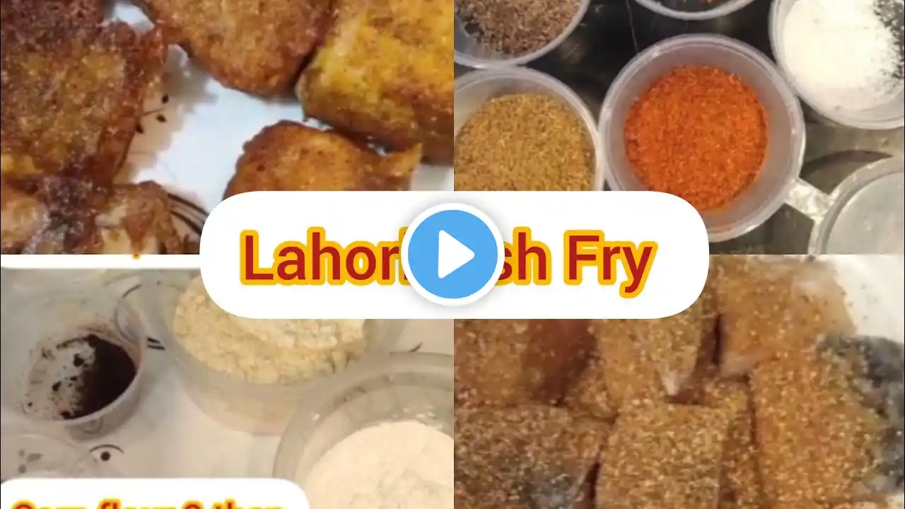 Best Lahori Fish Fry Recipe | Lahori fish fry homemade | Masala Fish Fry | Marinate and Freeze