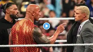 WWE FULL MATCH - The Rock Vs. Cody Rhodes : SmackDown Live Full Match