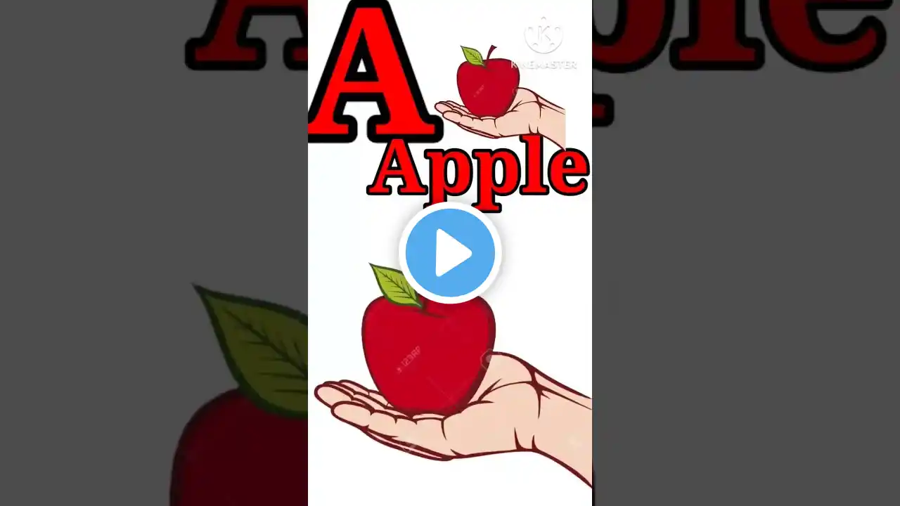 ABC SONGS | A For Apple and more sing Along #abcdsong #alphabet #rhymes #youtubeshorts #shortvideo