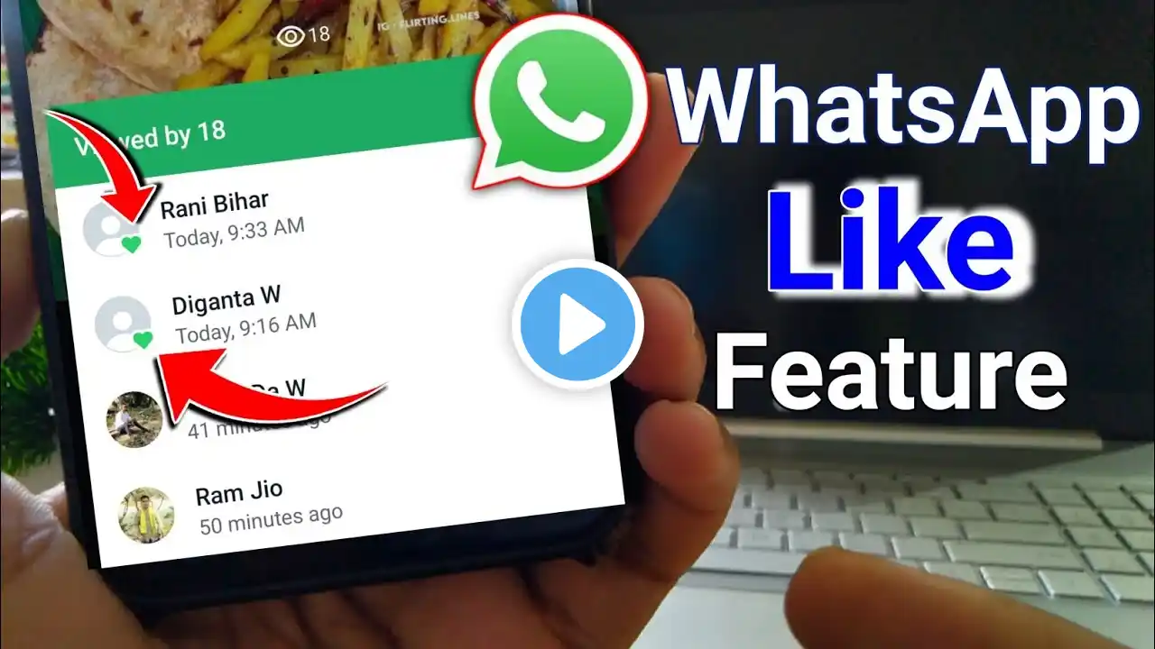 Whatsapp Status Like Option | Whatsapp Status Like Option Not Showing | Whatsapp Green Heart Status