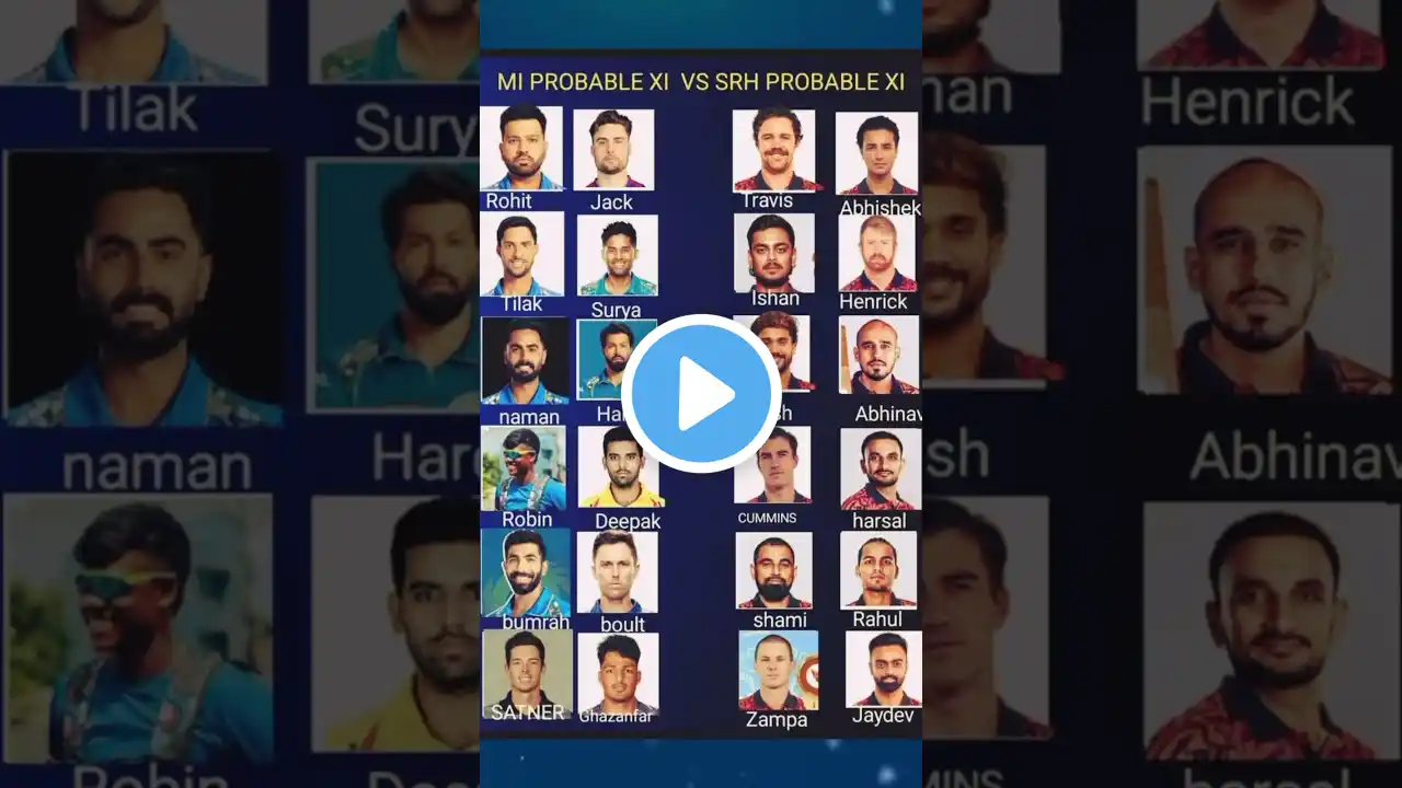 🔥 MI vs SRH: Clash of IPL 2025 Titans! Who Will Reign Supreme? 🏏 Probable XI & Winning Predictions!