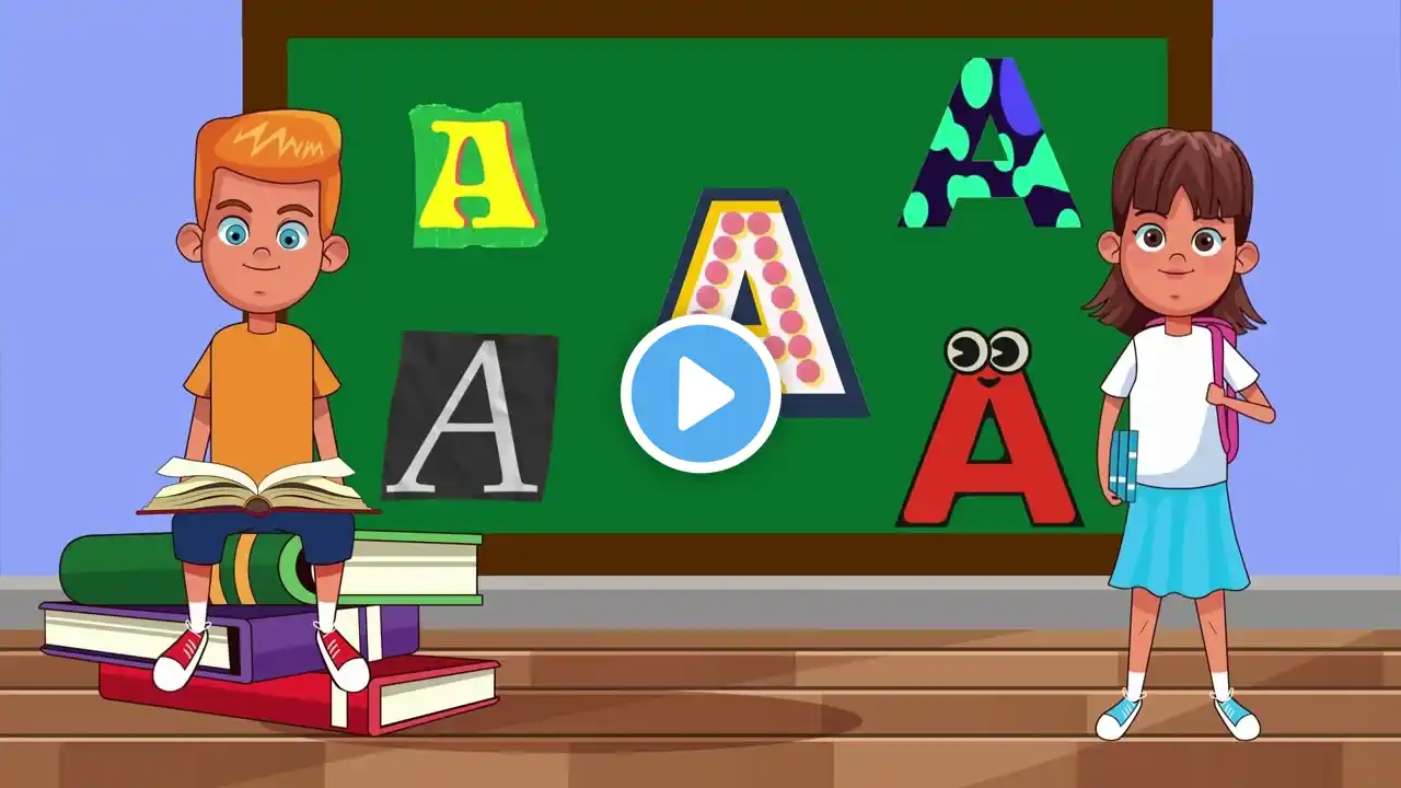 🎵 "A is for Apple" | Fun Alphabet Song for Toddlers! Learn the Letter A 🎶