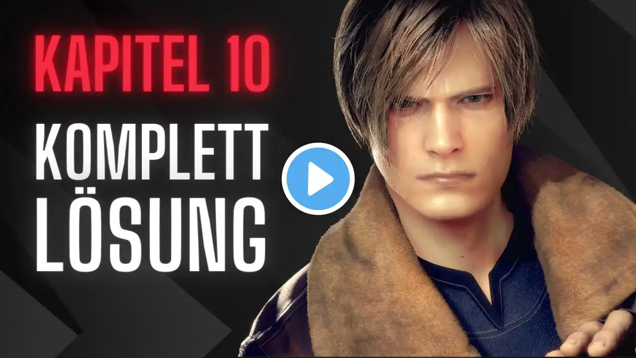 Resident Evil 4 - Alle Sammelobjekte + Alle Trophäen - Kapitel 10 - Alle Waffen - Trophäen Leitfaden