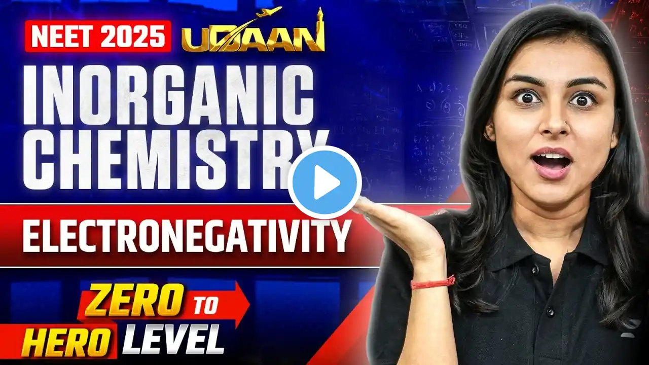 NEET 2025 UDAAN: Electronegativity | Anushka Choudhary