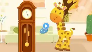 Hickory Dickory Dock Giraffe Song | Nursery Rhymes & Kids Songs | Rhyme Time Kids