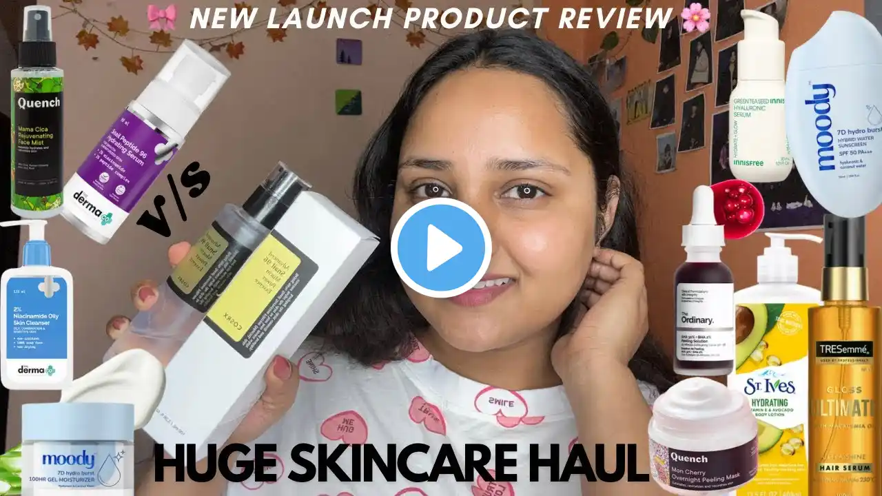 Trying Viral Skincare products + Review || Derma co snail mucin vs Cosrx snail mucin essence 👊