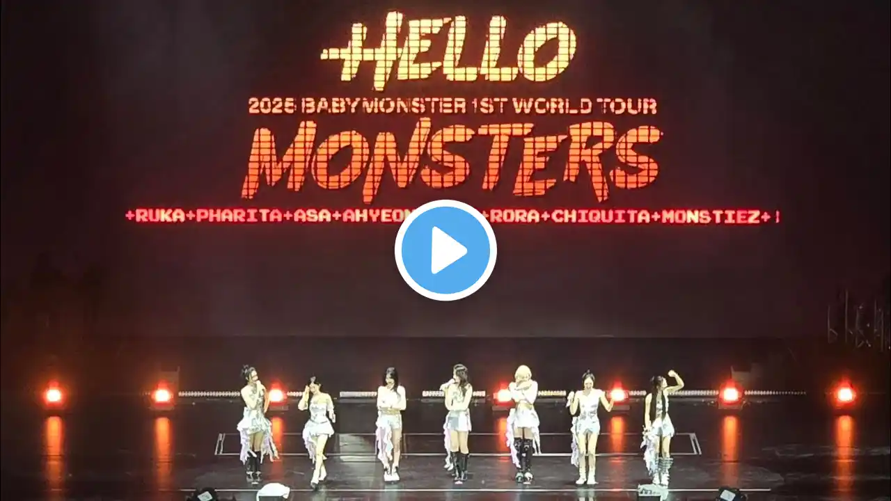 02282025 - BABYMONSTER (베이비몬스터) @ Prudential Center, NJ Full 4k | HELLO MONSTERS Tour