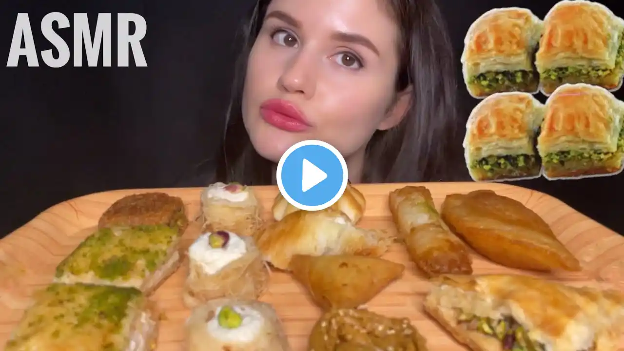 ASMR BAKLAVA | TURKISH & ARABIAN SWEETS | MUKBANG No Talking CRUNCHY EATING SOUNDS | Zulfia ASMR