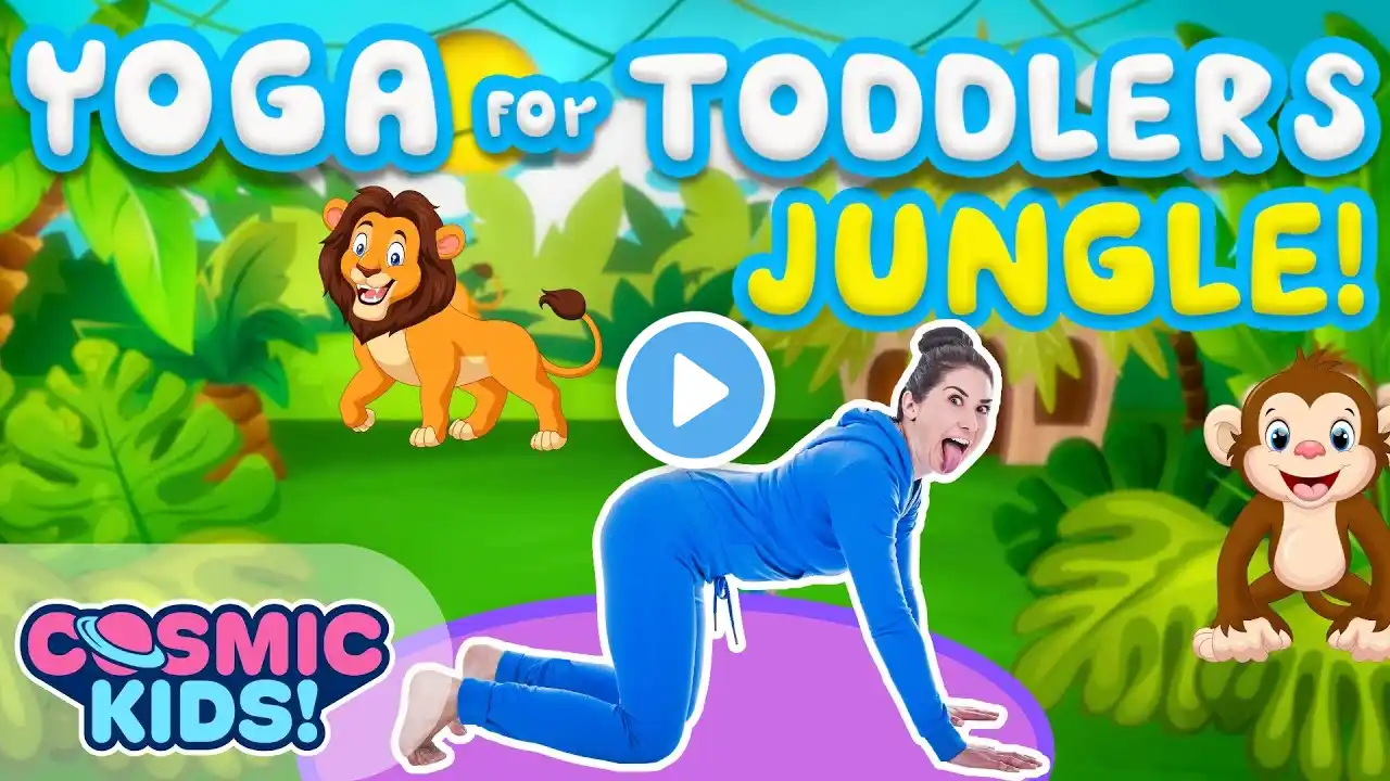 Yoga Time! Jungle Safari: Kids Yoga and Nursery Rhymes | Cosmic Kids