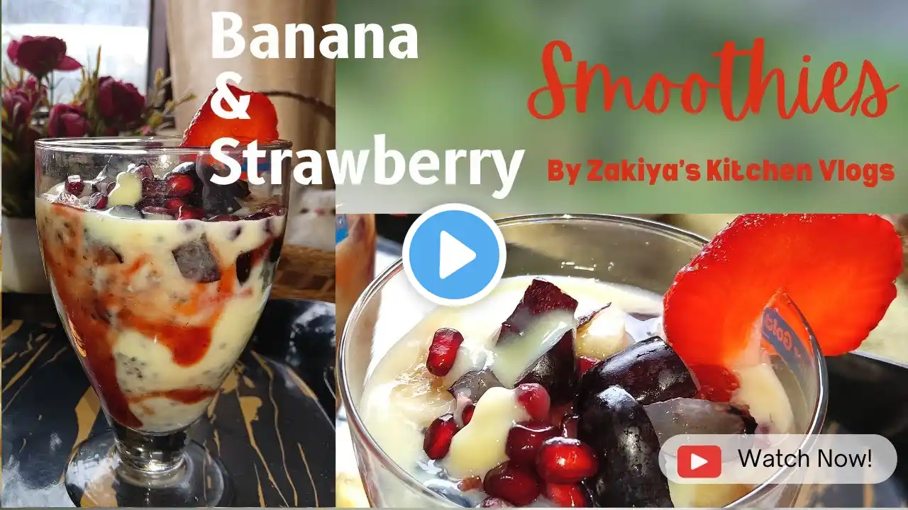 Healthy Drink | 2 Easy Iftaar Drink Recipes | Smoothies | Just in 5 Minutes