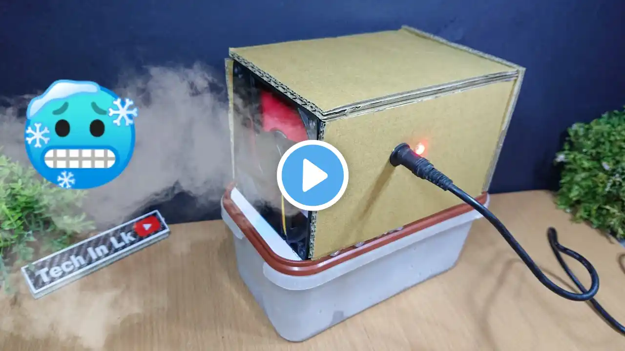 How to Make Air Cooler at Home,Easy science project at Home