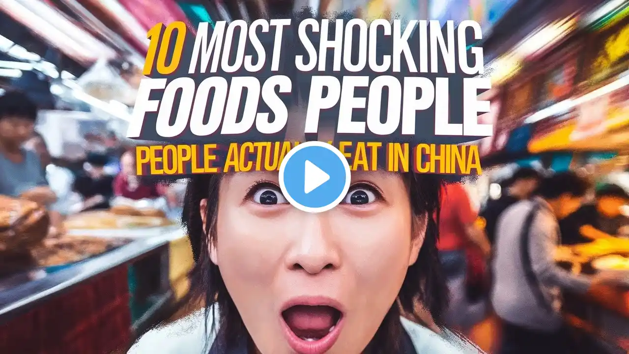 10 Most Shocking Foods People Actually Eat in China #ShockingEats