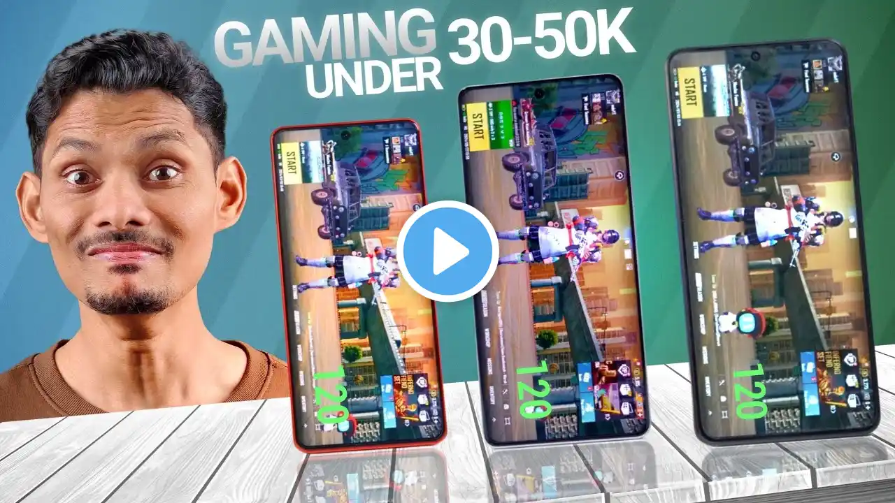 TOP 5 Best Gaming Phone Under 30000 to 50000 - 120FPS BEAST!