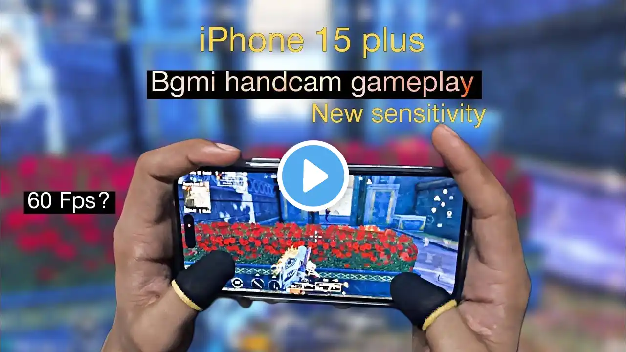 "New Sensitivity Settings = Next Level Gameplay! 🔥" | iPhone 15 Plus Bgmi test | 60 Fps