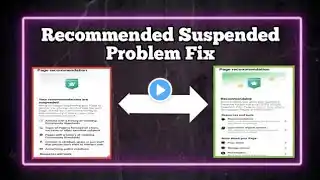 Facebook recommendation problem | Your recommendation are suspended | Facebook recommendation