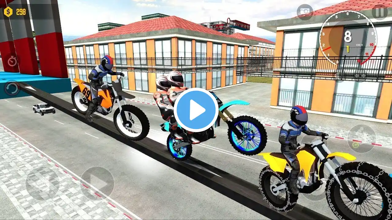 Extreme Motorbikes stunt Motorcycle Bikes #2 - Motocross Racing bike Best Android Gameplay