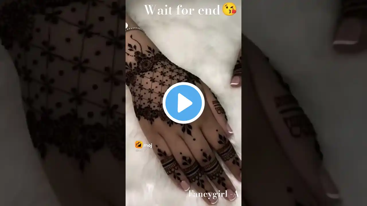 Eid Mehndi Designs #shorts #ytshorts #mehndi #instareels #eid #fancygirl