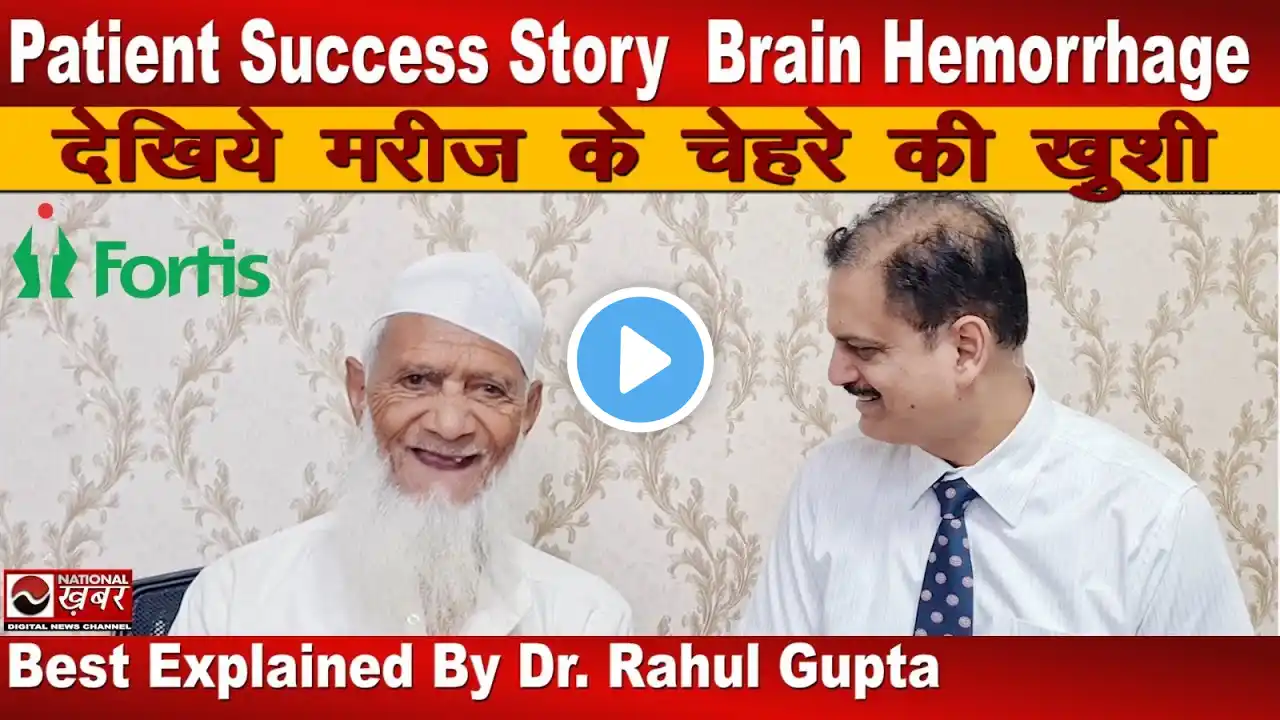 Had Blood Inside Skull | Brain Hemorrhage Treatment in India | Best Explained By Dr. Rahul Gupta