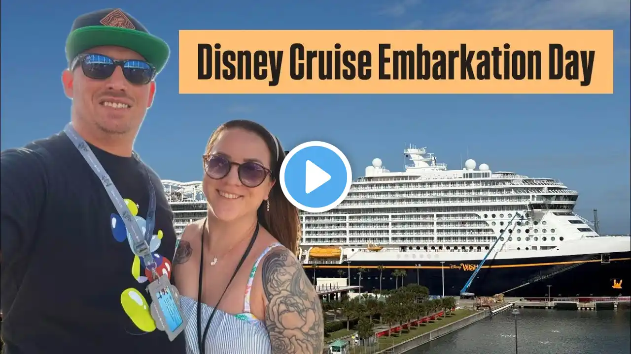 OUR FIRST Disney Wish Very Merrytime Cruise Embarkation Day