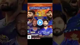 Tata IPL 2025 पहला मैच 😱😱 RCB vs KKR #ipl #rcbvskkr #viratkohli #shorts #ytshorts