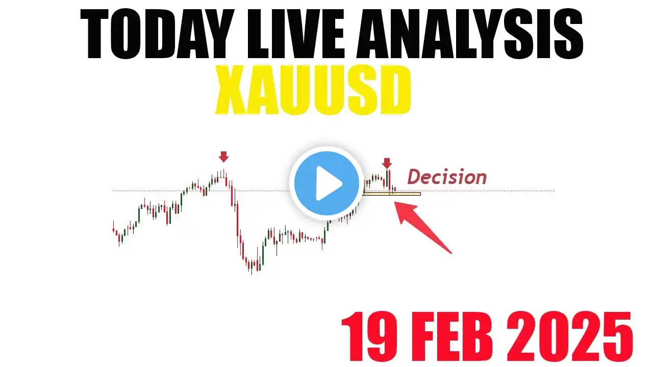 Intraday Gold Forecast 19 Feb 2025  || Gold Daily Forecast | Live XAUUSD Analysis #xauusd