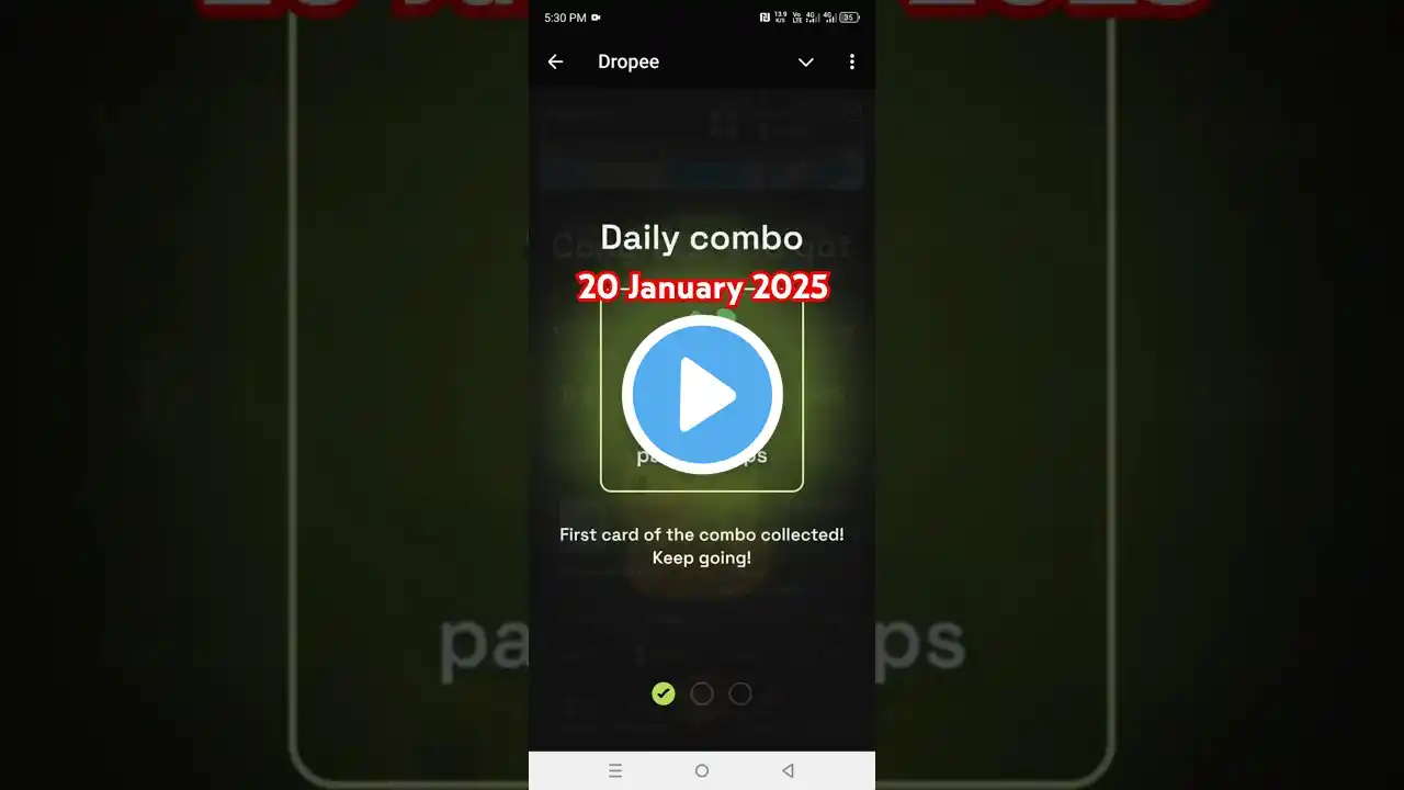 19 January Dropee Comno Card | Dropee Daily Combo | Dropee Combo Today #dropee