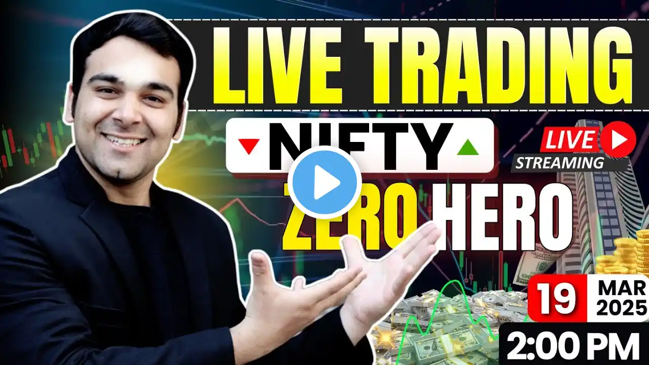 Live Trading Nifty ZERO HERO Trade | 19 March ✅ #nifty50 #banknifty  #livetrading