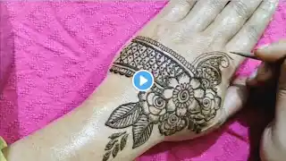 Easy and stylish mehndi design// letest henna design// mehndi design // arabic mehndi design/ mehndi