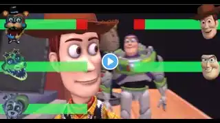 SFM FNaF TOY STORY  SONIC Security Breach VS PRIME Security breach WITH Healthbars #5