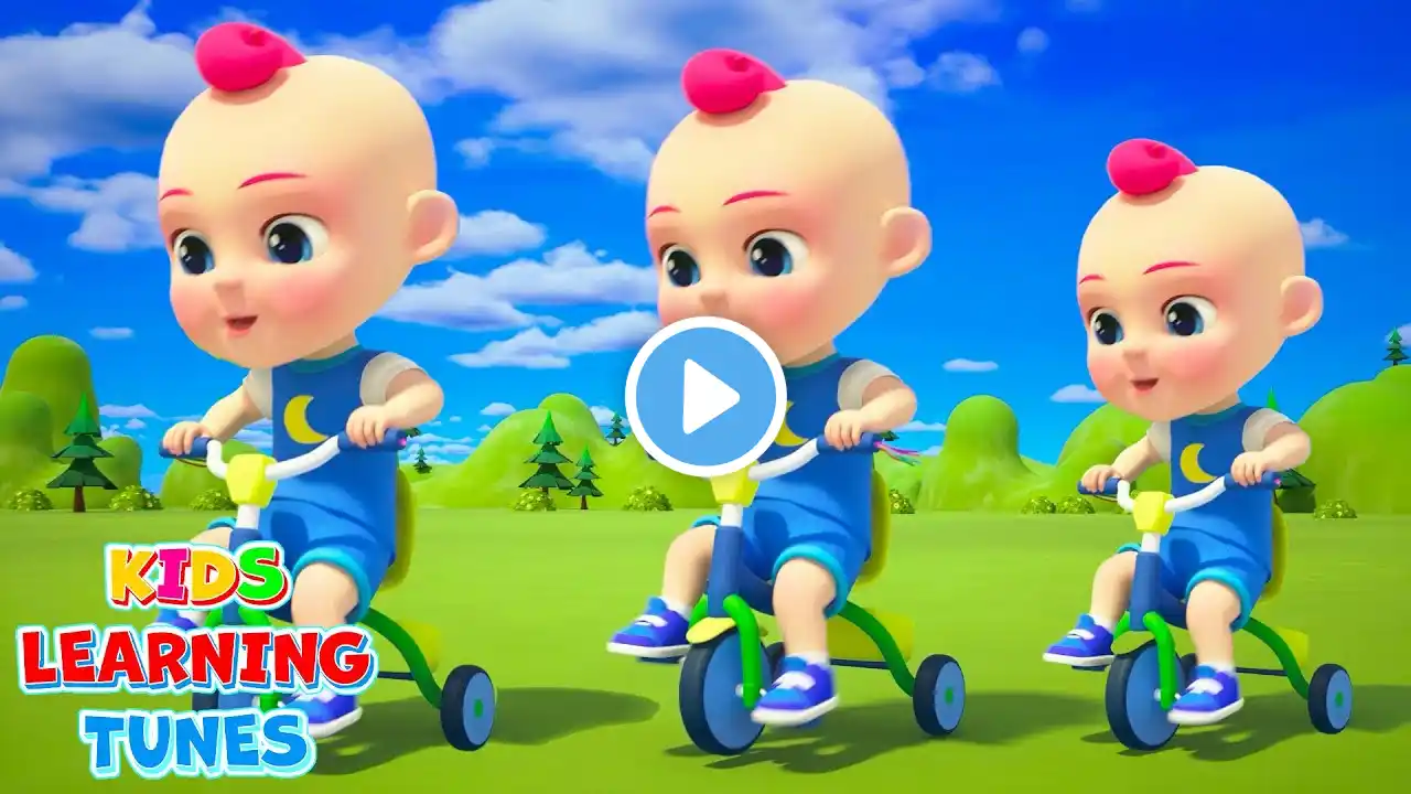 Ride a Bike 😆Outdoor Play and Learning | Nursery Rhymes & Kids Songs | Learning Tunes Kids