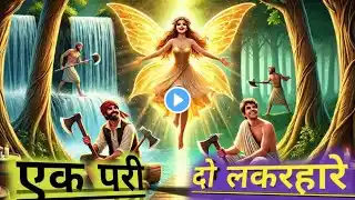 "लकड़हारे की परीक्षा -  Lakar hare Ki Pariksha | Moral Story | Hindi Kahani | 3D Animation"