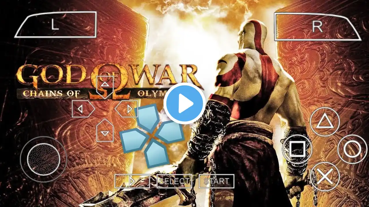 God Of War Chains Of Olympus PSP Walkthrogh 60 fps in ppsspp Gameplay android