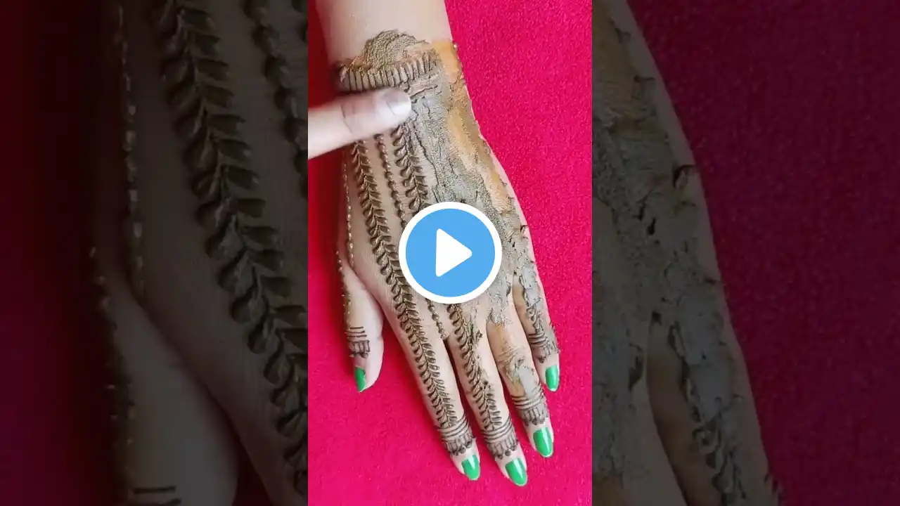 #shorts #shortvideo #mehndi #trending #simplemehndidesign #youtubeshorts #viralvideo