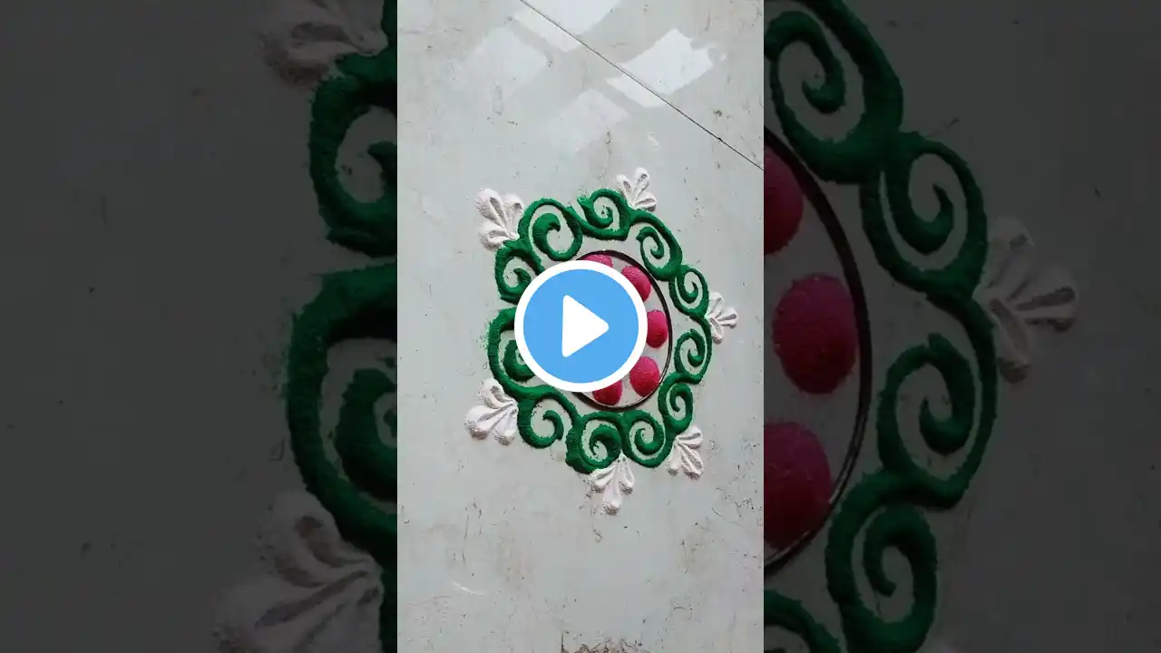 Easy rangoli designs#shorts#youtubeshorts#trendingshorts#viralvideo#alluarjun