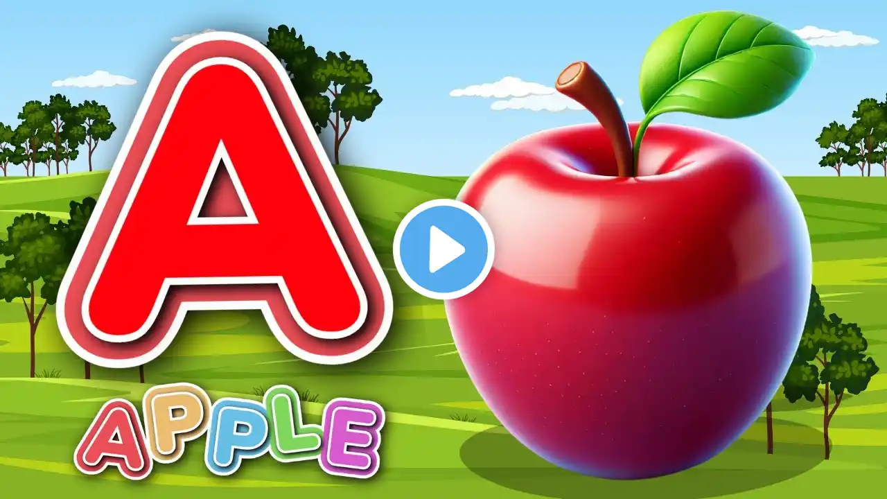 Phonics Song 2 with TWO Words in 3D - A For Airplane - ABC Alphabet Songs & Sounds 46