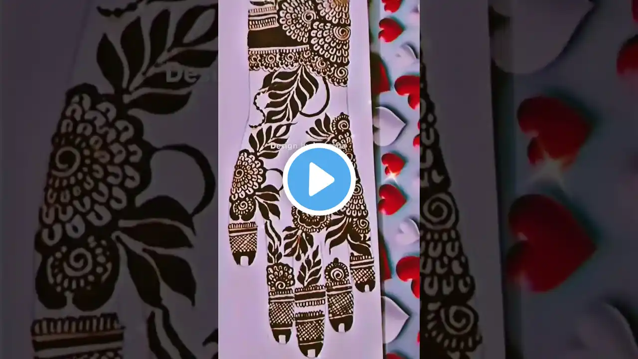 Mehndi design for Eid..😍✨#latestmehndi #islamicfestival #hennainspiration #shortsvideo