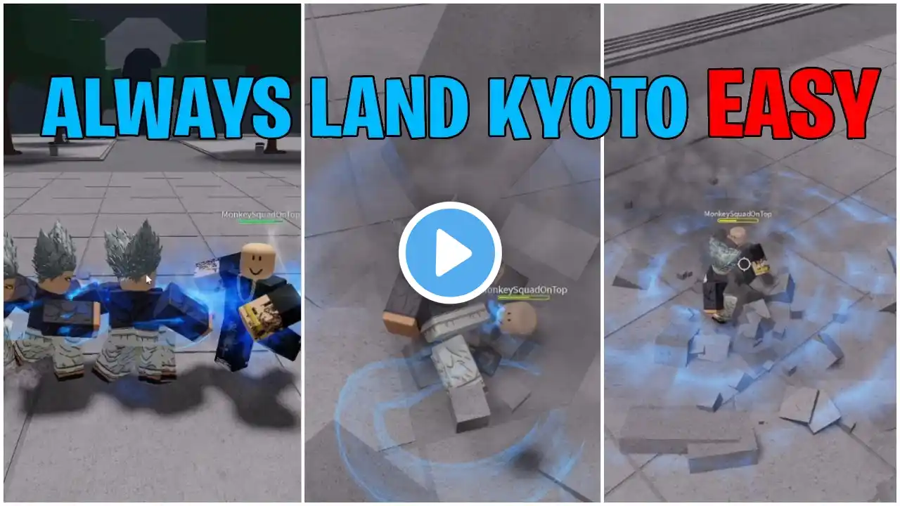 How To Always Land Kyoto Combo *EASY GUIDE* | Strongest Battlegrounds Roblox