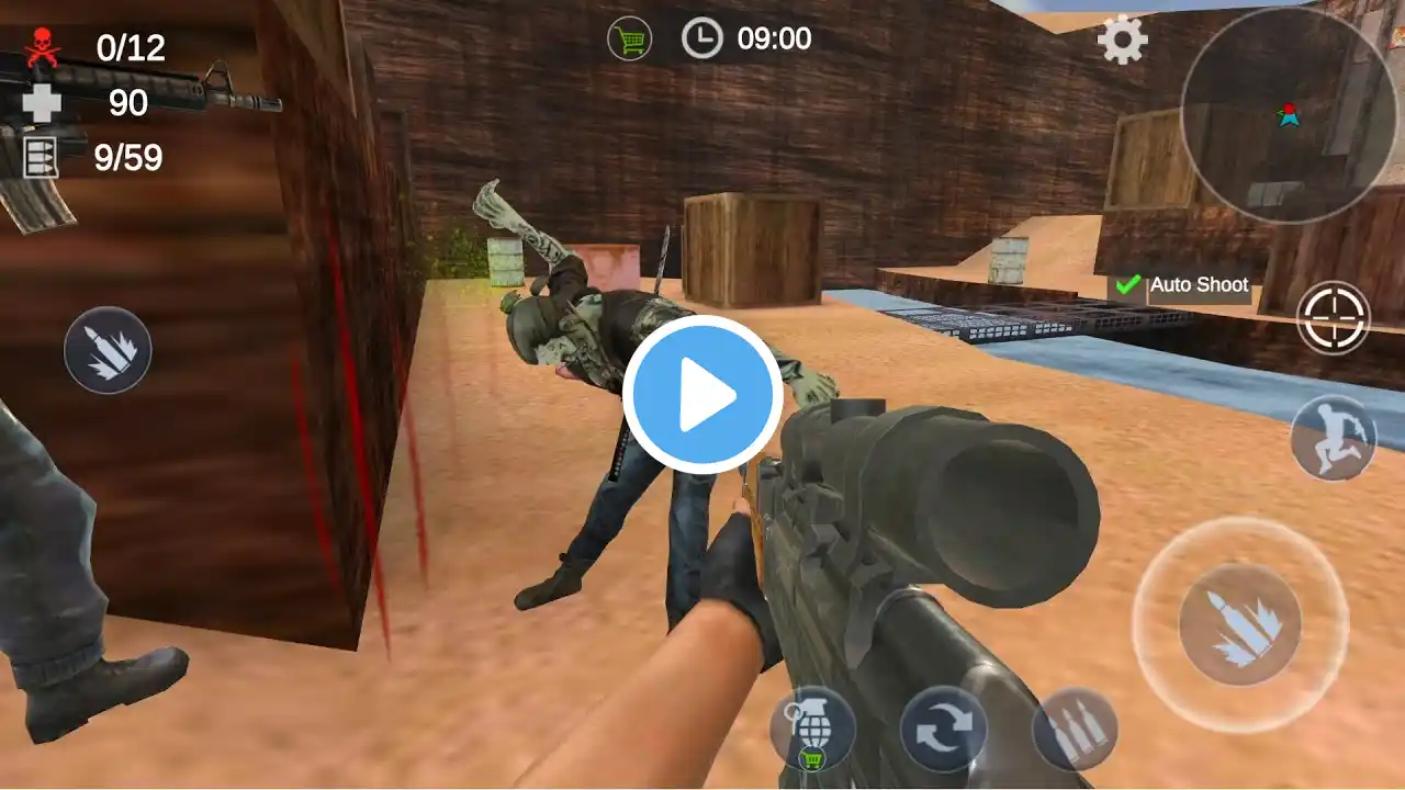 Zombie 3D Gun Shooter - Real Survival Warfare - Android Game Gameplay Part 12