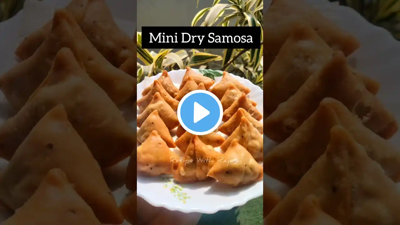 Dry Mini Samosa Recipe | #Iftar Snacks | Evening Snacks | #recipe #snacks #shorts #recipe #food