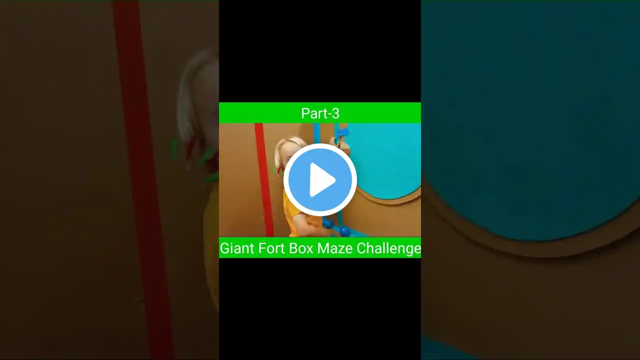 Giant Fort Box Maze challenge Part-3 #viralvideo #vladniki