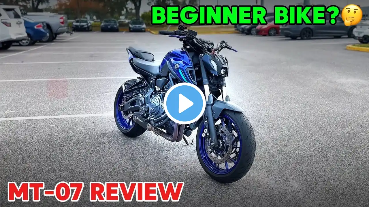 YAMAHA MT07 FIRST RIDE REVIEW || IS IT A GOOD BEGINNER BIKE?