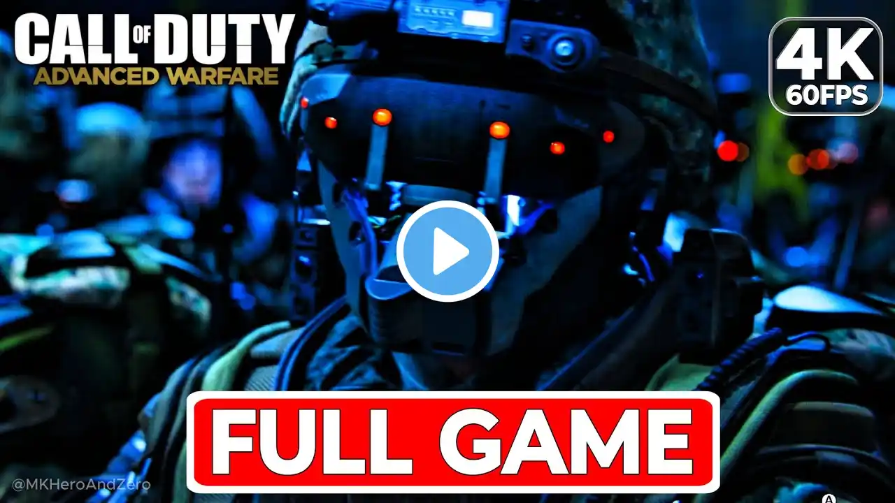 CALL OF DUTY: ADVANCED WARFARE Gameplay Walkthrough Part 1 FULL GAME [4K 60FPS] - No Commentary