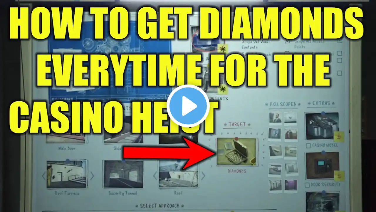 How To Get Diamonds Everytime In The Casino Heist For GTA 5 Online