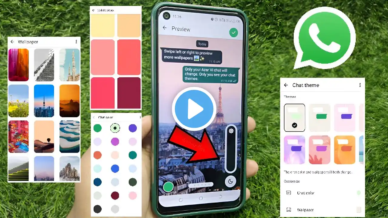 WhatsApp New Chat Theme Update π¨π¬ | Customize Your Chats Like Never Before!
