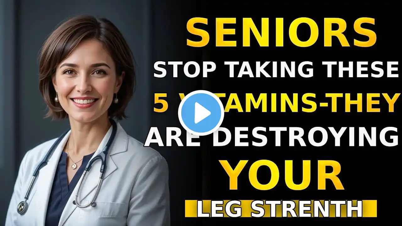 Seniors, Stop Taking These 5 Vitamins – They Are Destroying Your Leg Strength | Senior Health Tips