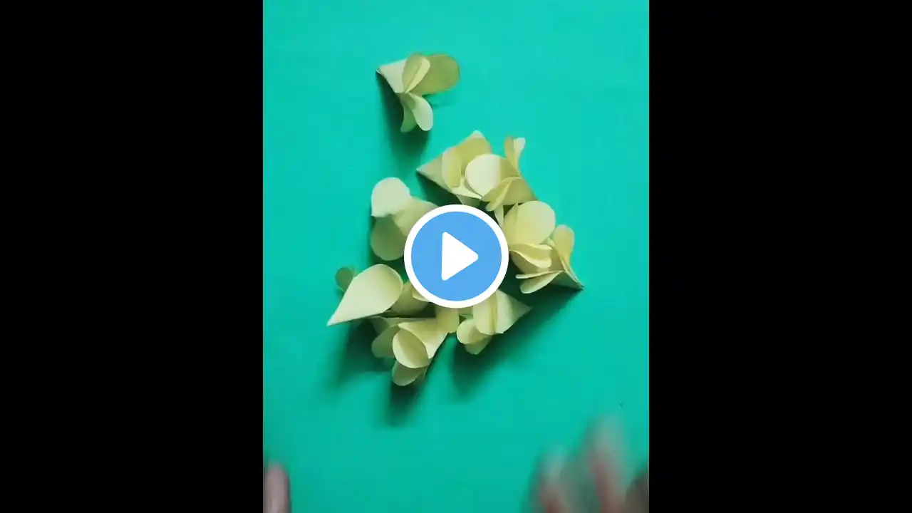 DIY & Easy paper craft flowers 🌼#youtubeshorts #diy #craft #papercraft #shorts #viralvideo #video