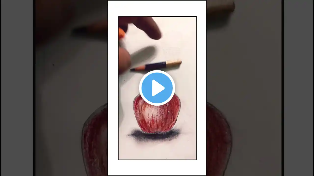 Drawing an apple | #drawing #draw #drawingtutorial #kidsdrawing #drawingforkids #family #ytshorts